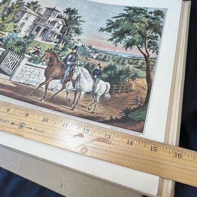 Currier & Ives coffee table book