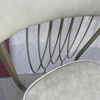 2 Brass kitchen chairs
