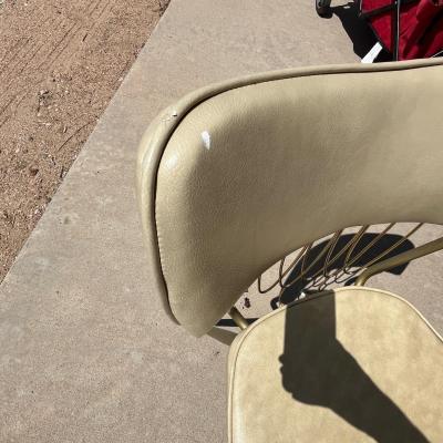 Brass colored kitchen chairs