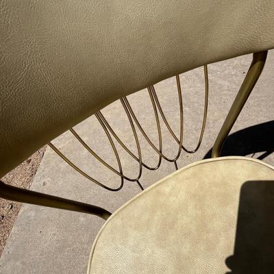 Brass colored kitchen chairs