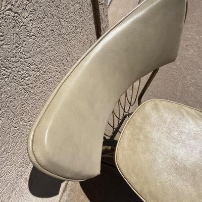 Brass colored kitchen chairs
