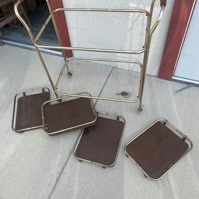 Brass Bar Cart