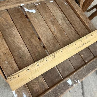Wood Theater chairs