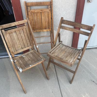 Wood Theater chairs