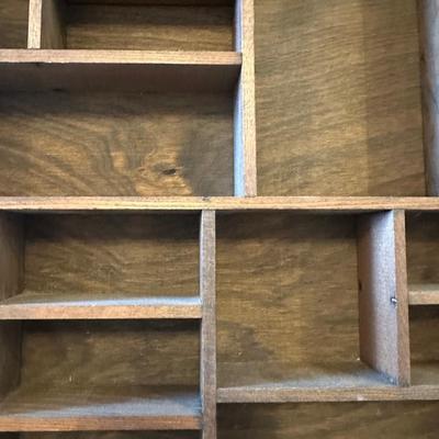 Vintage Wall Hanging Wooden Shelf Shadow Boxes