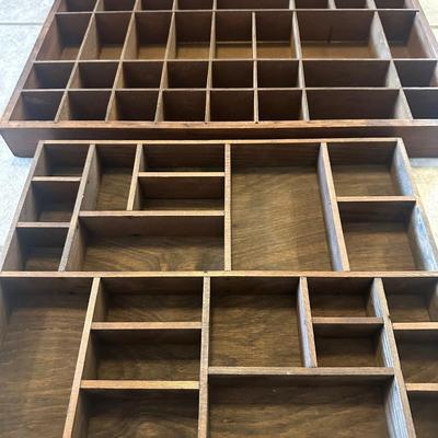 Vintage Wall Hanging Wooden Shelf Shadow Boxes