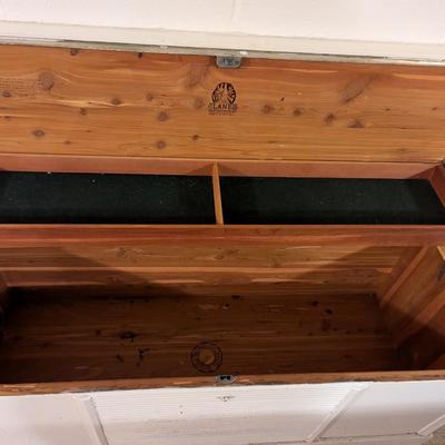 Antique Painted Lane Cedar Chest