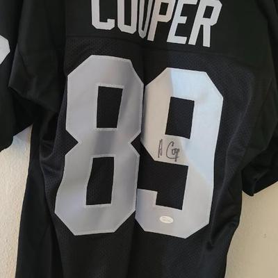 Amari Cooper Oakland Raiders Custom ￼Autographed Jersey JSA Certified