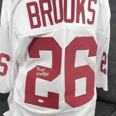 Kennedy Brooks Jersey Signed Oklahoma Sooners Jersey JSA /COA