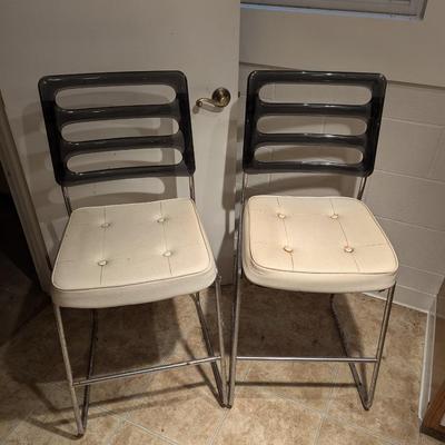 Pair Of MId Century Chromcraft Bar Chairs