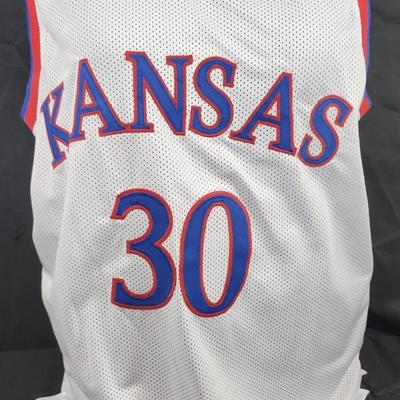 Ochai Agbaji signed Kansas State Jersey authentic beckett authentication