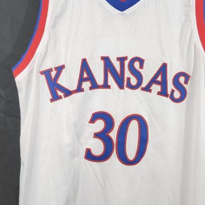 Ochai Agbaji signed Kansas State Jersey authentic beckett authentication