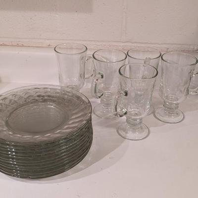 12 - 8" Dessert Plates & Mugs