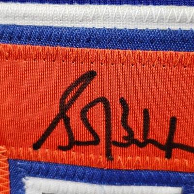 Grant Fuhr - Signed Jersey With “HOF 03” Inscription And DA Authentic - Edmonton Oilers