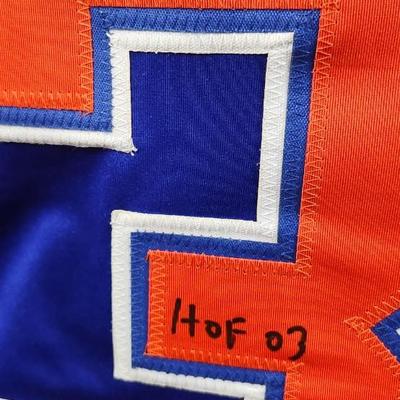 Grant Fuhr - Signed Jersey With “HOF 03” Inscription And DA Authentic - Edmonton Oilers