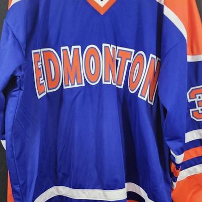 Grant Fuhr - Signed Jersey With “HOF 03” Inscription And DA Authentic - Edmonton Oilers