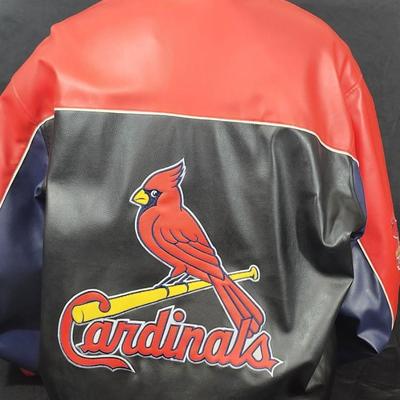 St. Louis Cardinals G-III Carl Banks Varsity Jacket, Genuine Merchandise STL XL