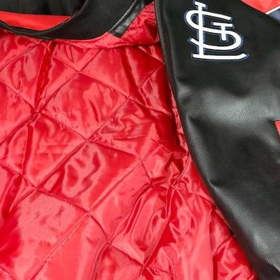 St. Louis Cardinals G-III Carl Banks Varsity Jacket, Genuine Merchandise STL XL