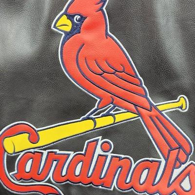 St. Louis Cardinals G-III Carl Banks Varsity Jacket, Genuine Merchandise STL XL