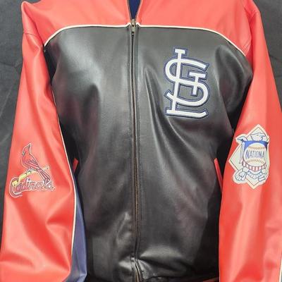 St. Louis Cardinals G-III Carl Banks Varsity Jacket, Genuine Merchandise STL XL