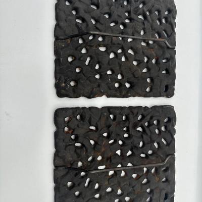 Cast Iron Grill Plates With Handles (2)
