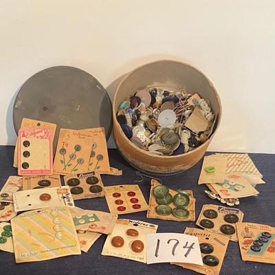 Vintage Button Lot