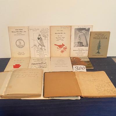1915 Secretary Book and 1905 Journal