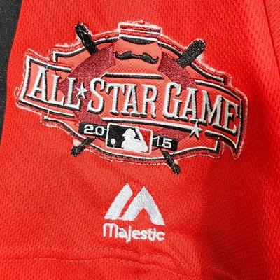 Lorenzo Cain 2015 All Star Jersey=Majestic Kansas City Royals XXXL