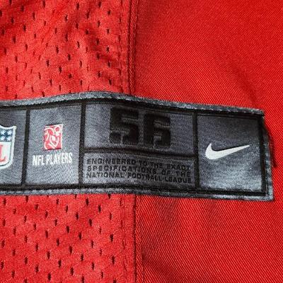 Men's Kansas City Chiefs Dee Ford Nike NFL Red Game Jersey Size 56
