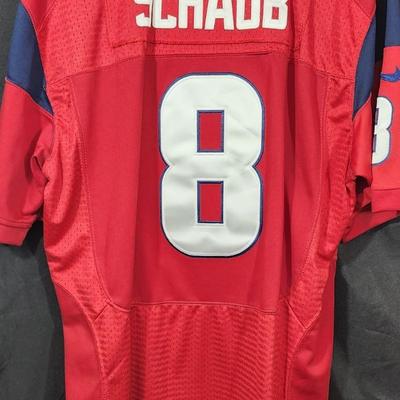 Matt Schaub Houston Texans #8 Red NFL Nike Jersey, Size 53