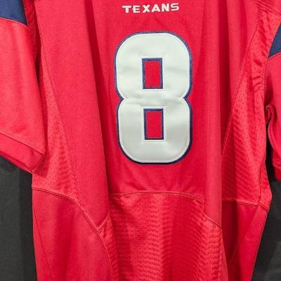 Matt Schaub Houston Texans #8 Red NFL Nike Jersey, Size 53