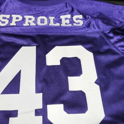 DARREN SPROLES Kansas State Wildcats PURPLE JERSEY All American XL