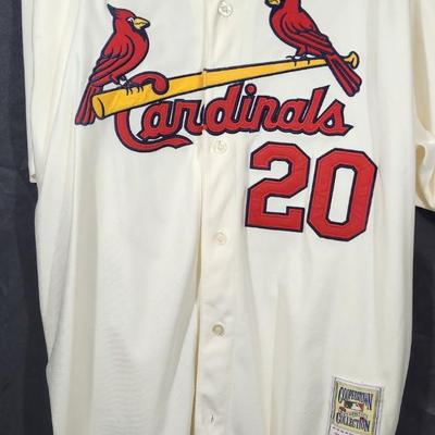 Lou Brock, St. louis Cardinal, Cooperstown Collection Jersey Size 54