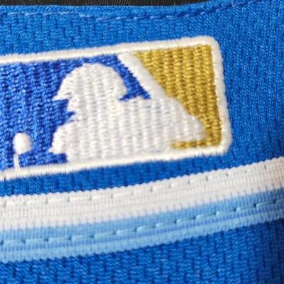 Johnny Cueto Kansas City Royals MLB Majestic 2015 World Series Jersey JSA Size 56