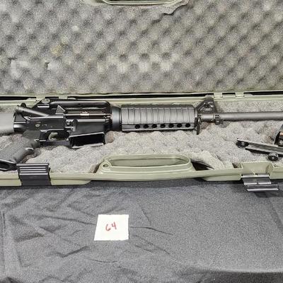 LOCAL PICK UP ONLY Olympic Arms MFR/AR15 Style Rifle 223 with Target Sport Sight 1x22x33 and case