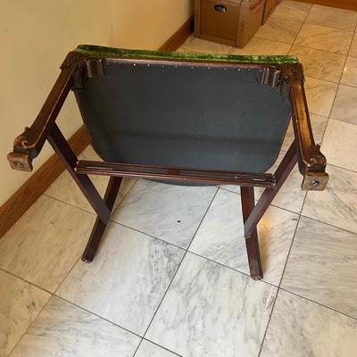 Green Velvet Regency Style Barrel Back Chair (LR-RG)