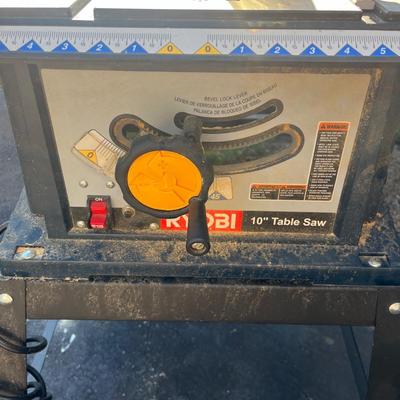 Ryobi 10” Table Saw with Stand (G-MG)
