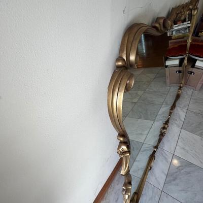 Large Ornate Gold Mirror (LR-RG)