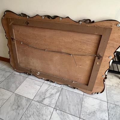 Large Ornate Gold Mirror (LR-RG)