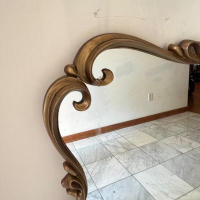 Large Ornate Gold Mirror (LR-RG)
