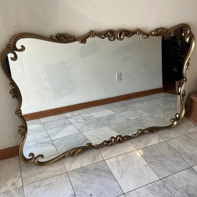 Large Ornate Gold Mirror (LR-RG)