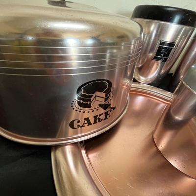 West Bend Pink Canister set