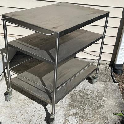 Stainless Steel Rolling Kitchen/Utility Cart (G-RG)