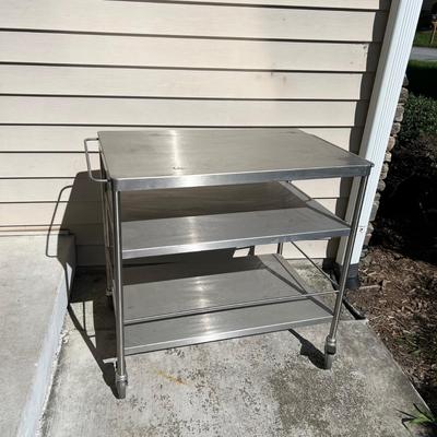 Stainless Steel Rolling Kitchen/Utility Cart (G-RG)