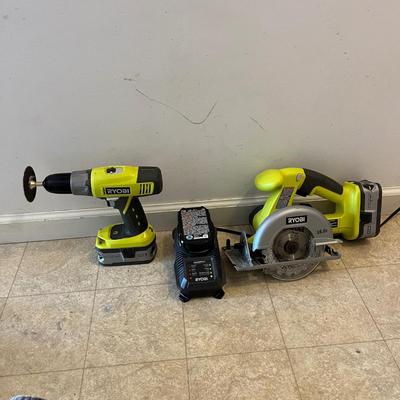Ryobi 18V Drill & Circular Saw (G-MG)