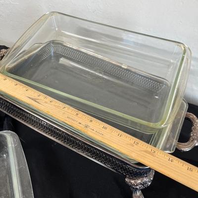 Lot of glass bake ware
