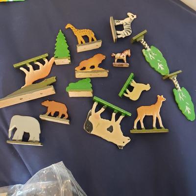 Wooden Toys-Lincoln Logs, Playskool Village, Nesting Apple and More (BD-KD)