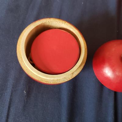 Wooden Toys-Lincoln Logs, Playskool Village, Nesting Apple and More (BD-KD)