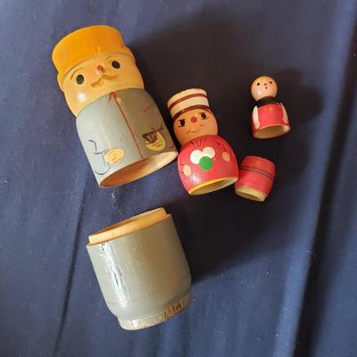 Wooden Toys-Lincoln Logs, Playskool Village, Nesting Apple and More (BD-KD)