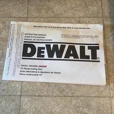 Dewalt Jigsaw & Reciprocating Saw (G-MG)